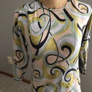 Talbot 3/4 length sleeve lightweight sweater